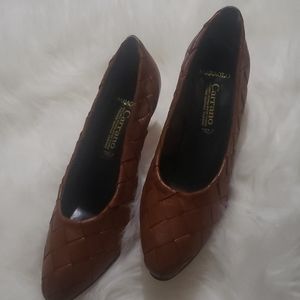 Vintage leather heels